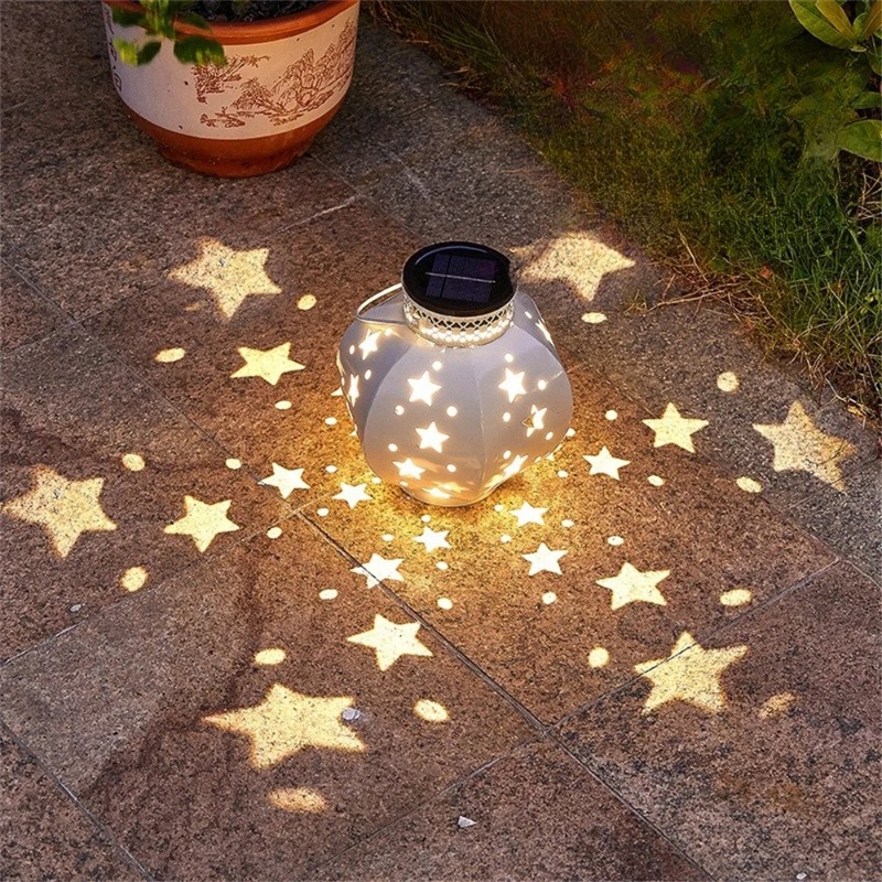 Outdoor Lighting Yard - Garden Star Projector Lamp Hanging Solar
