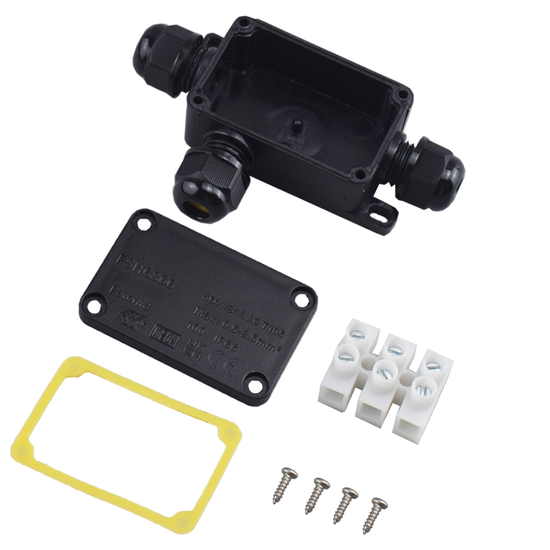 Outdoor Lighting Connectors - 3 Way Outdoor Waterproof IP66 Electrical