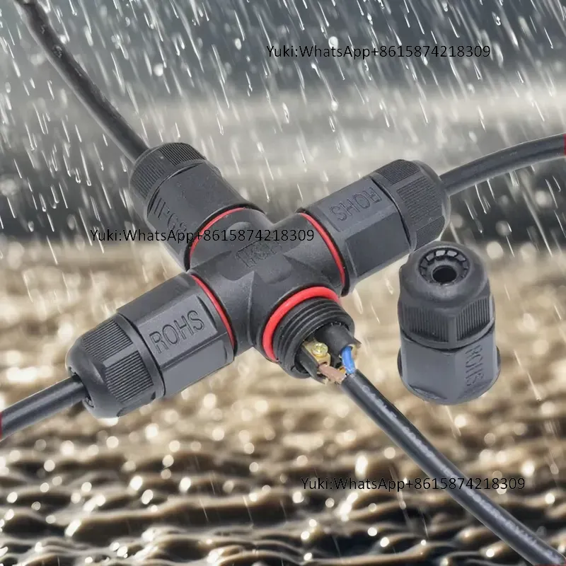 Outdoor Lighting Connectors - IP68 Waterproof Cable T Tap Electrical