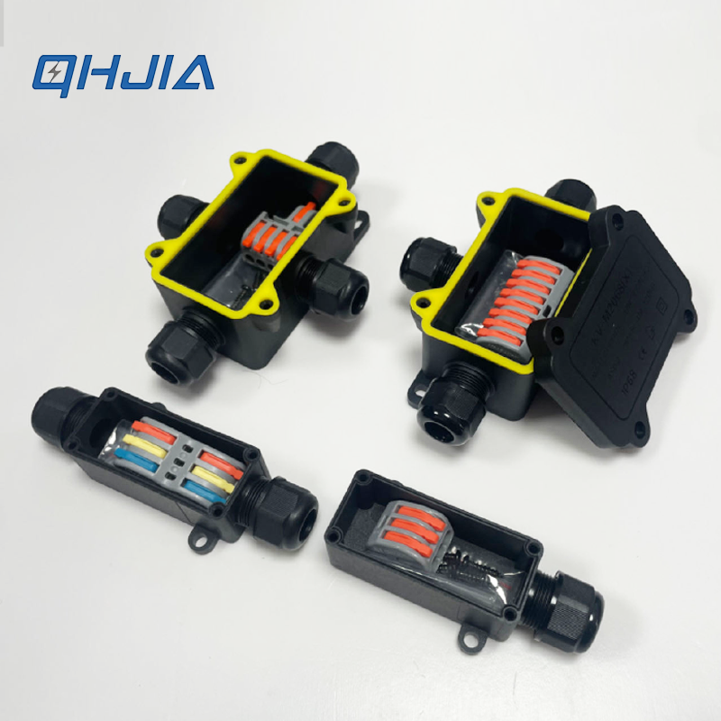 Outdoor Lighting Connectors - IP68 Waterproof Junction Box PA66 Fast