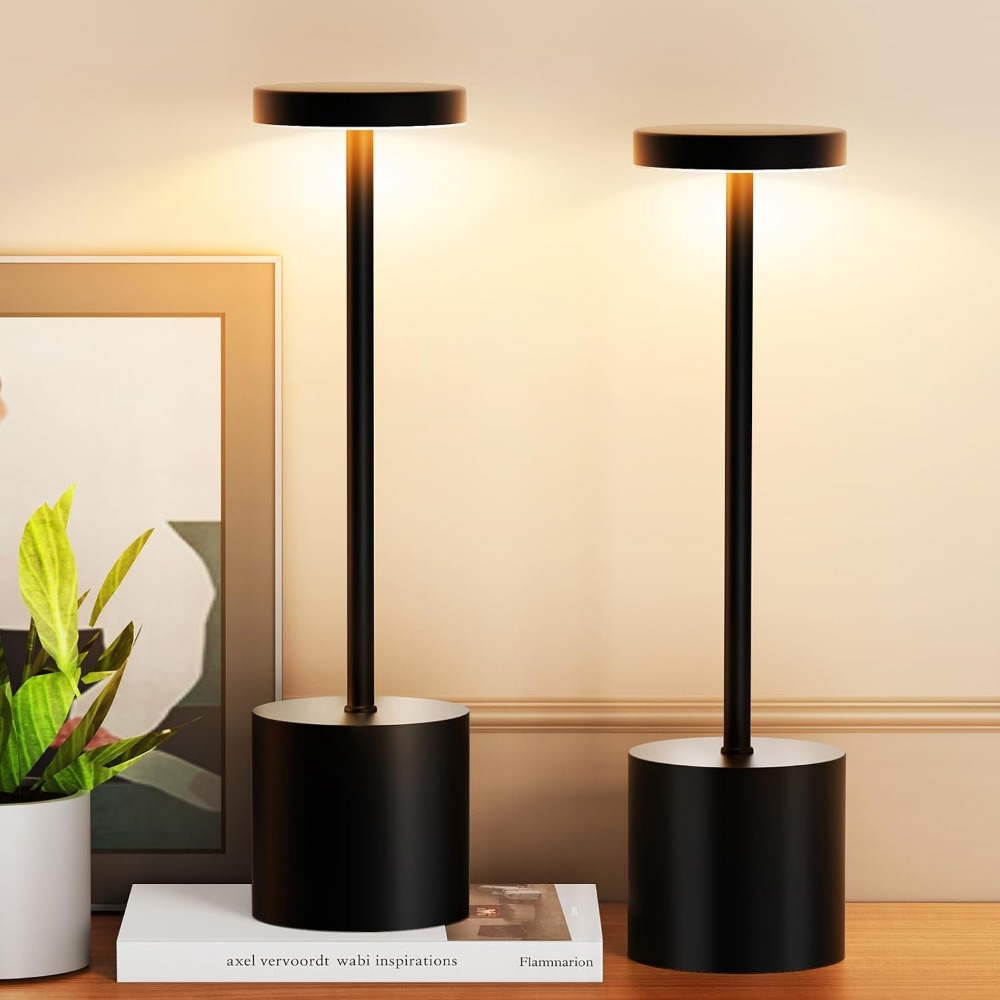 Outdoor Lighting Waterproof - Cordless Table Lamp Set 5000mAh Battery