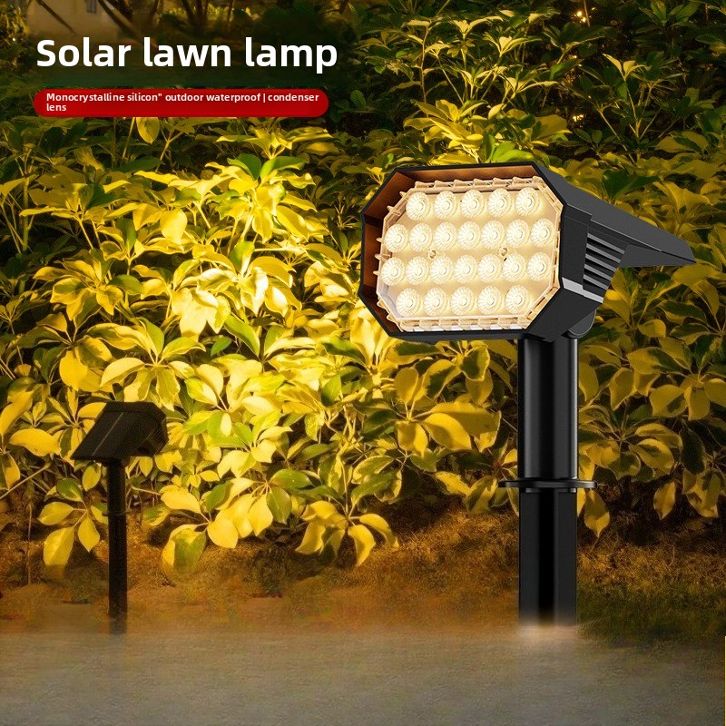 Outdoor Lighting Ground Fixtures - 2026 Lawn Ground Plug Solar Projection