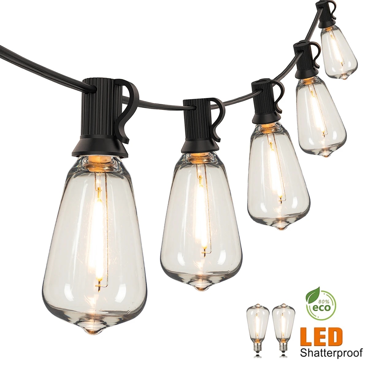 Outdoor Lighting Effects - 110V US Plug ST38 String Lights