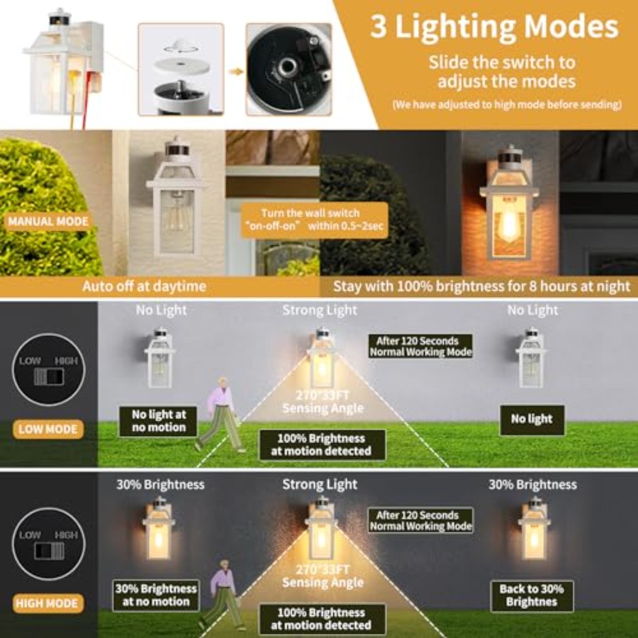 Porch Lights with GFCI Outlet, - Outdoor Lighting No Outlet ulasan dan harga