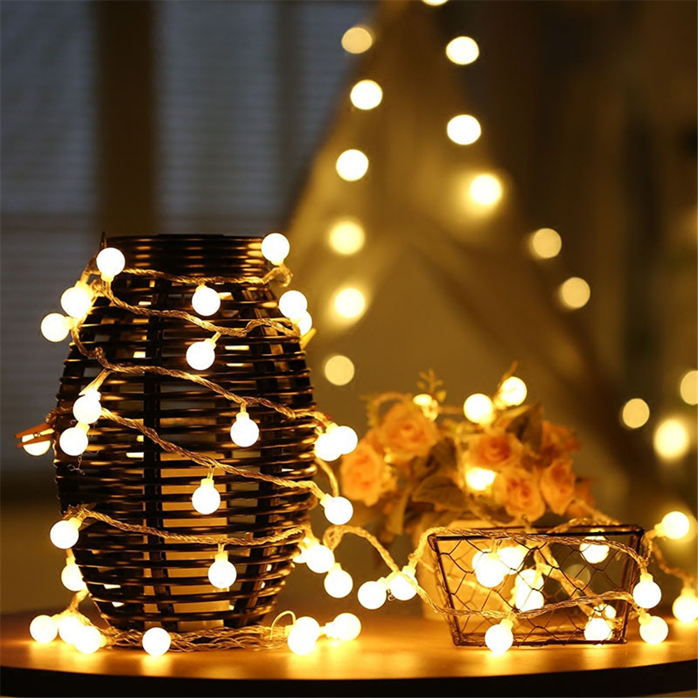 3-10M Solar/USB/Battery String - Outdoor Lighting Waterproof ulasan dan harga
