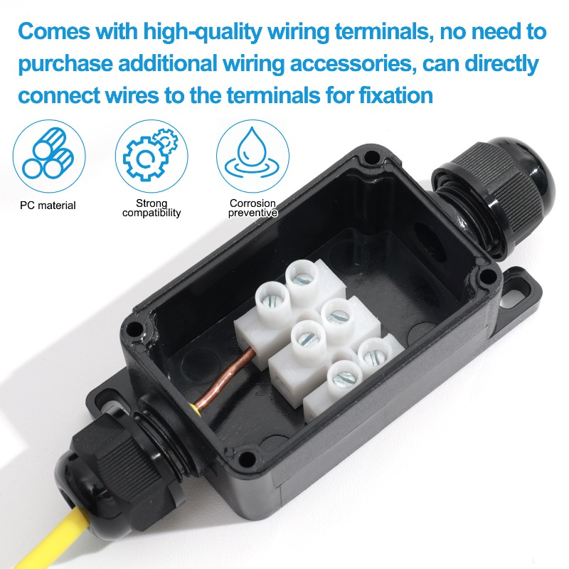 450V Outdoor Waterproof IP66 E - Outdoor Lighting Connectors ulasan dan harga