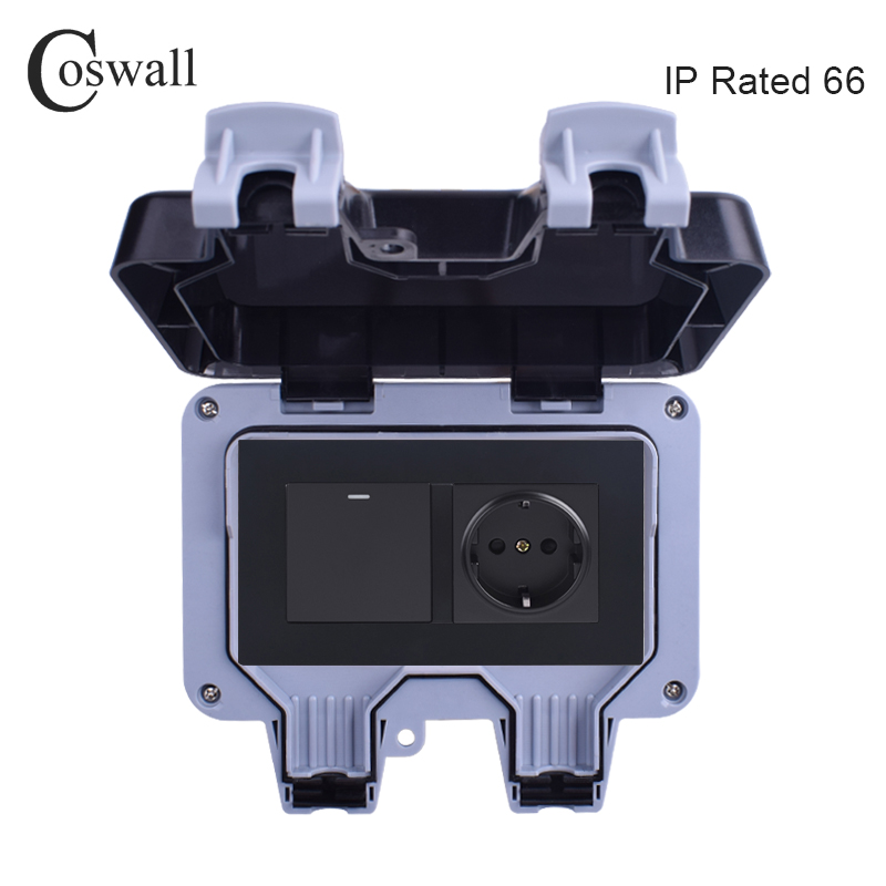 Coswall IP66 Weatherproof Wate - Outdoor Lighting No Outlet ulasan dan harga