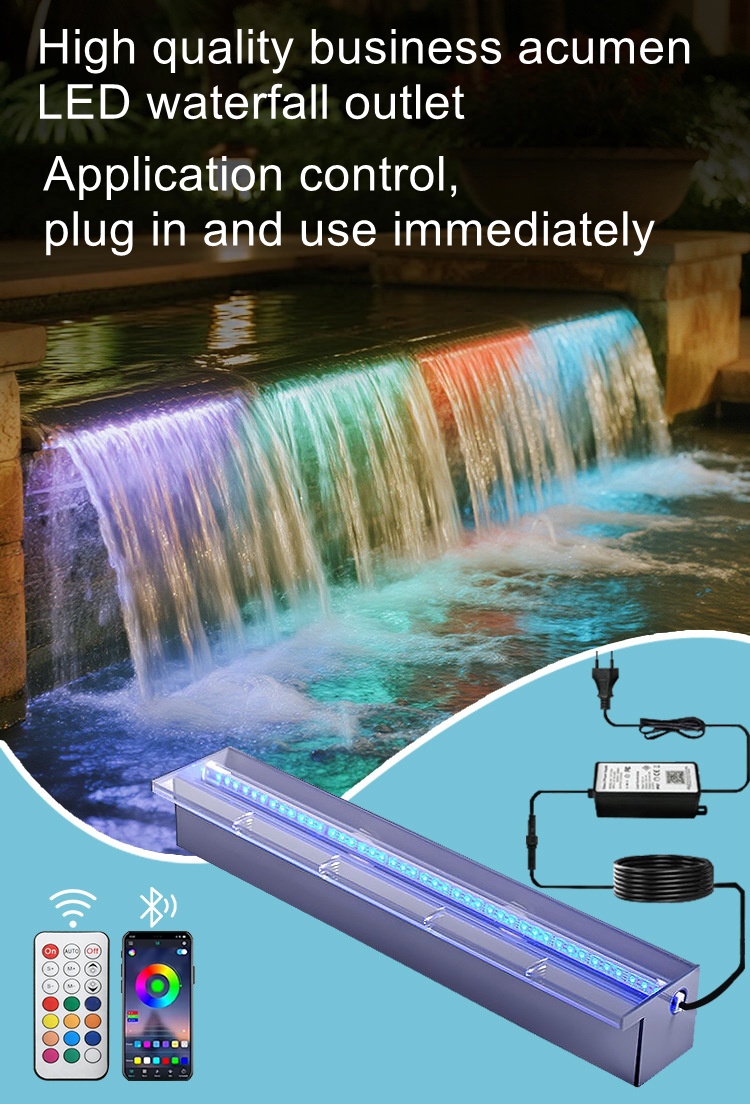Acrylic waterfall outlet court - Outdoor Lighting No Outlet ulasan dan harga