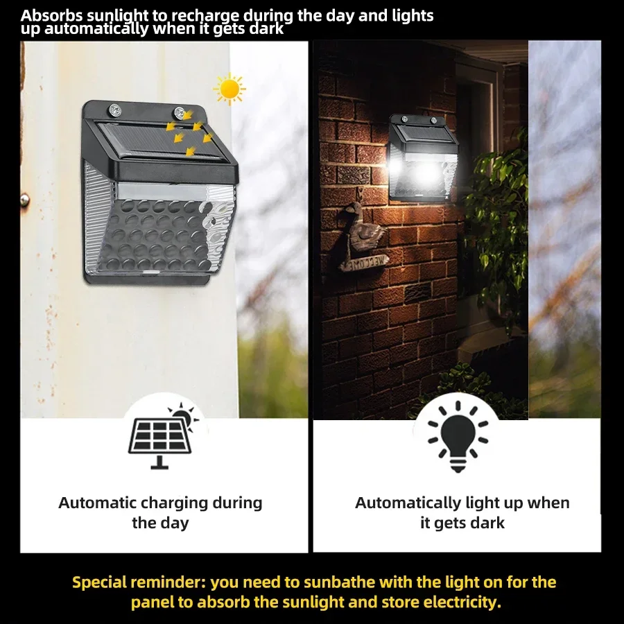 LED Solar Light PIR Motion Sen - Outdoor Lighting Waterproof ulasan dan harga