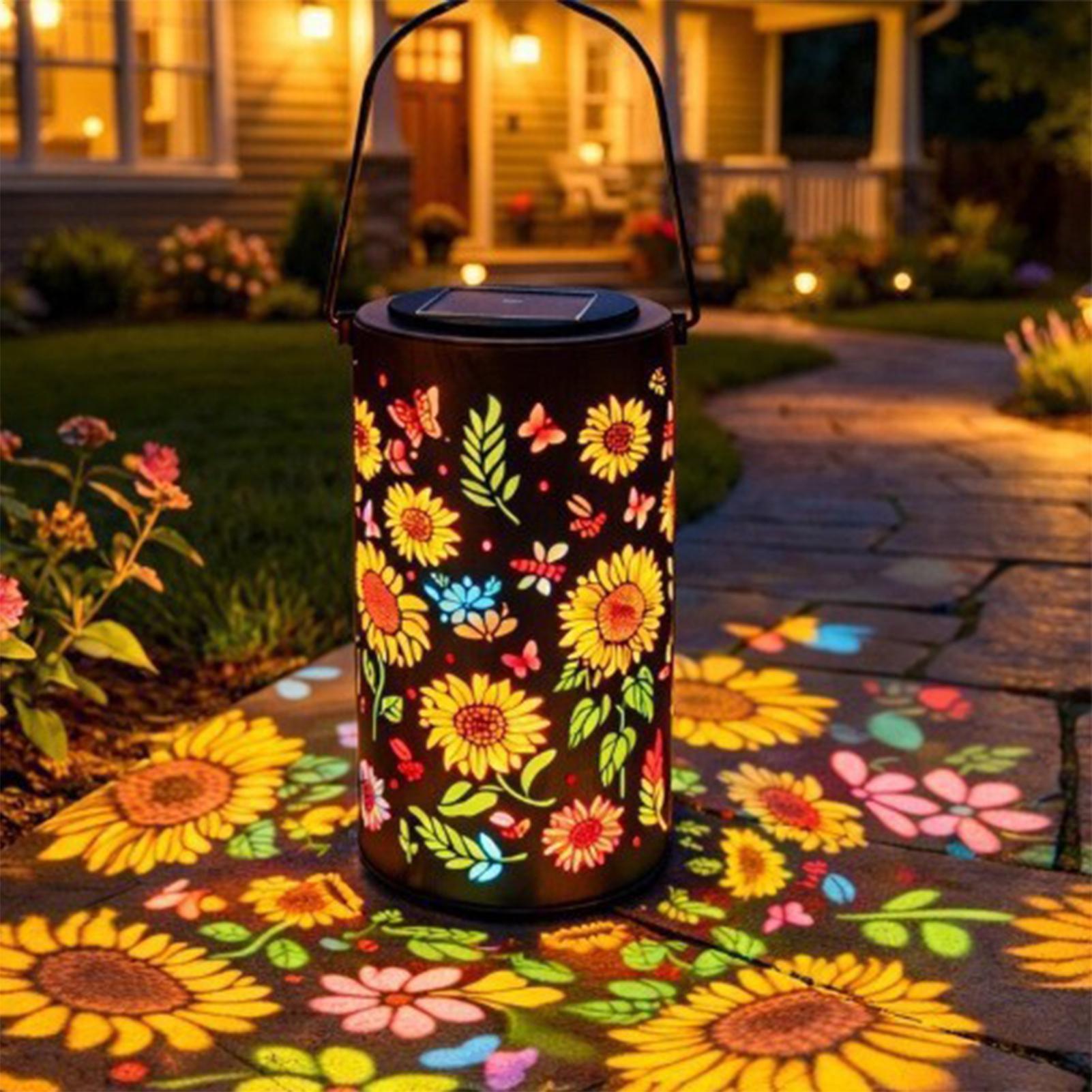 Sunflower Solar Lantern Weathe - Outdoor Lighting Yard ulasan dan harga