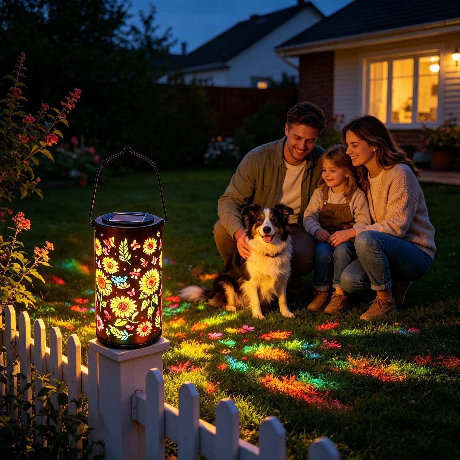 Sunflower Solar Lantern Weathe - Outdoor Lighting Yard ulasan dan harga