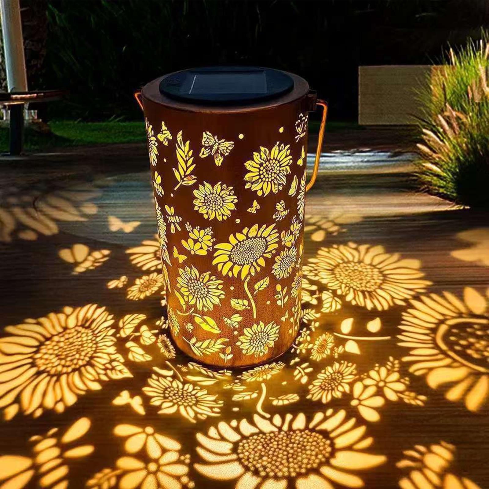 Sunflower Solar Lantern Weathe - Outdoor Lighting Yard ulasan dan harga