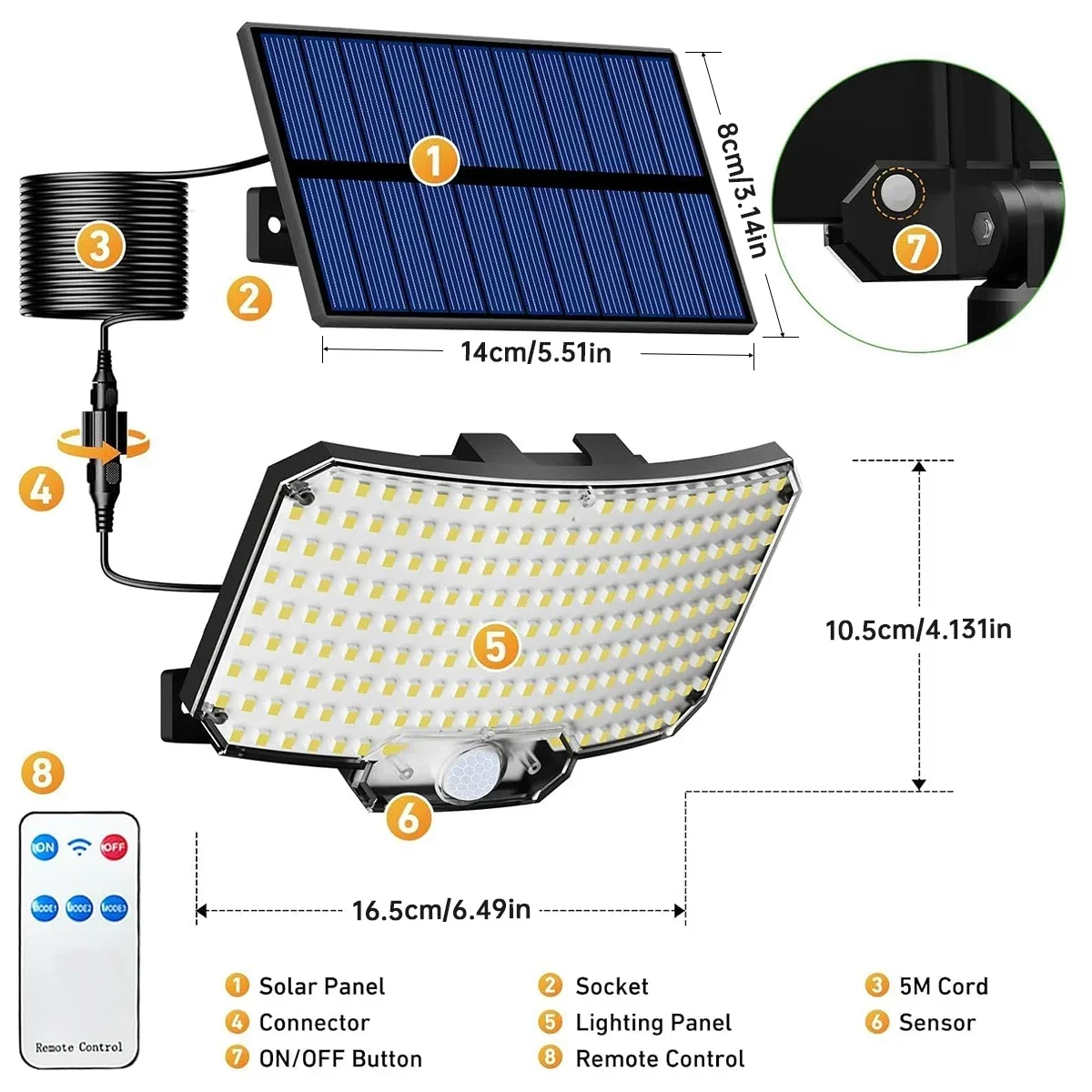 234LED Solar Outdoor Lights Mo - Outdoor Lighting Waterproof ulasan dan harga
