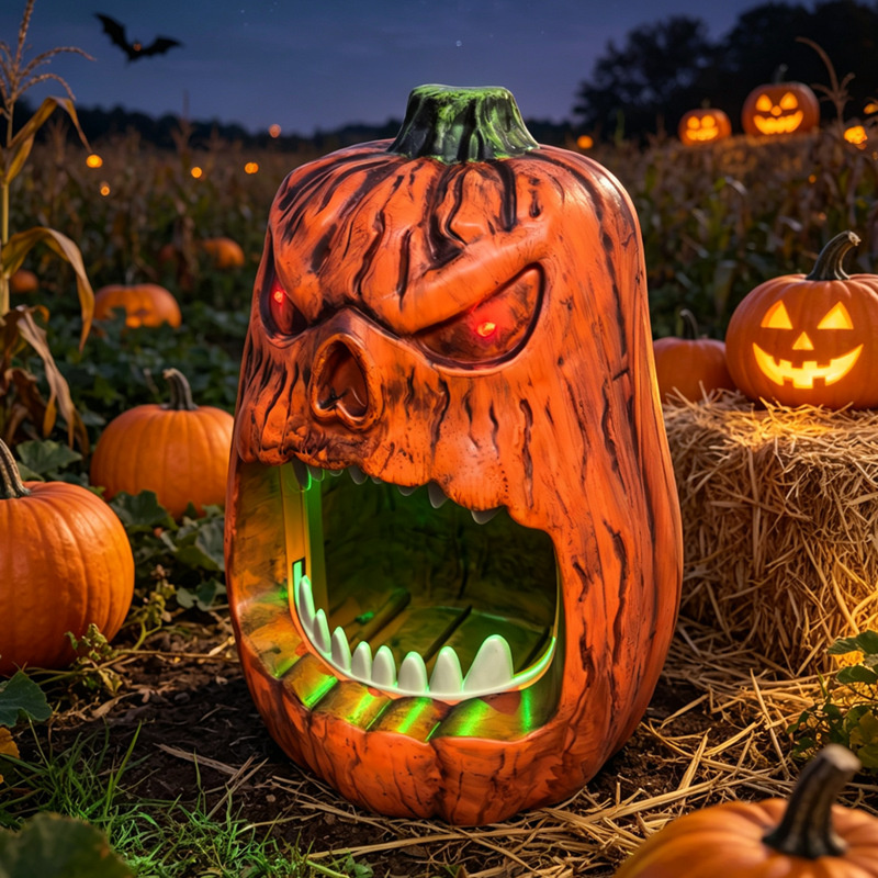 Halloween LED Lighted Pumpkin  - Outdoor Lighting Halloween ulasan dan harga
