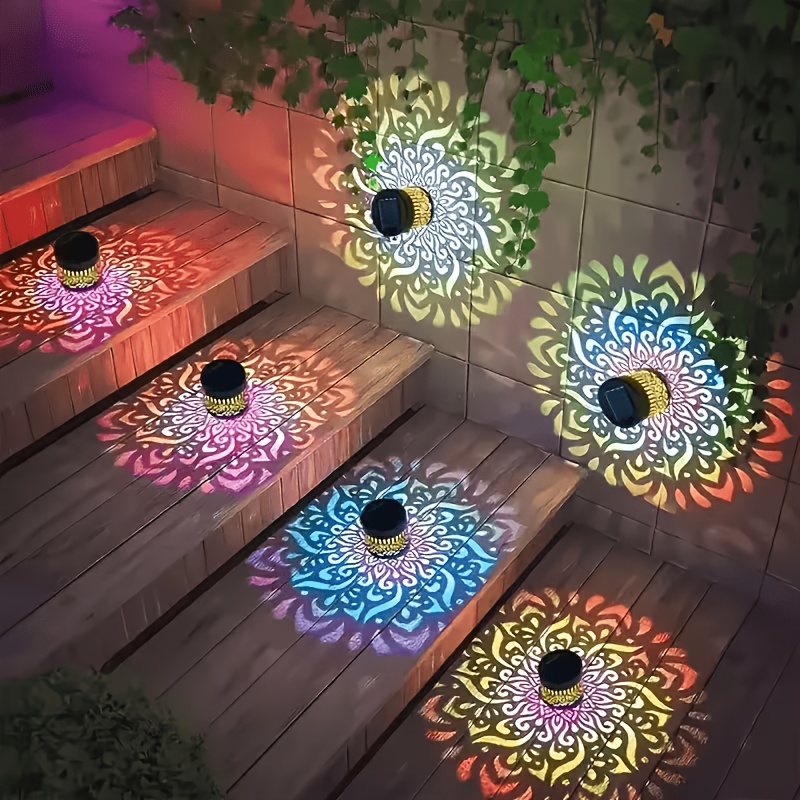 1/2/4 Packs Solar Fence Lights - Outdoor Lighting Waterproof ulasan dan harga