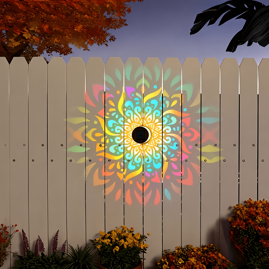 1/2/4 Packs Solar Fence Lights - Outdoor Lighting Waterproof ulasan dan harga