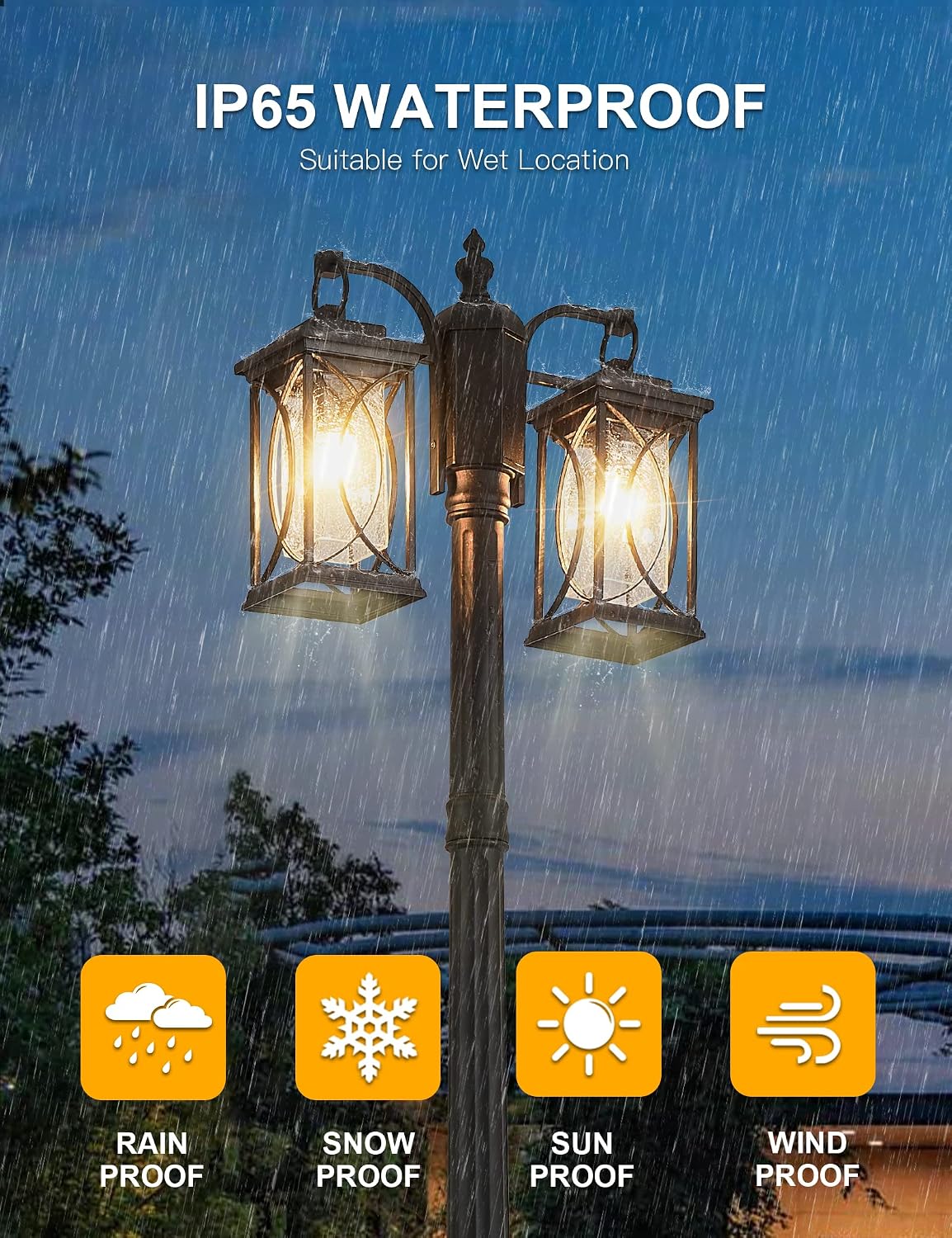 Outdoor Dusk Dawn Lamp Post Mo - Outdoor Lighting No Outlet ulasan dan harga