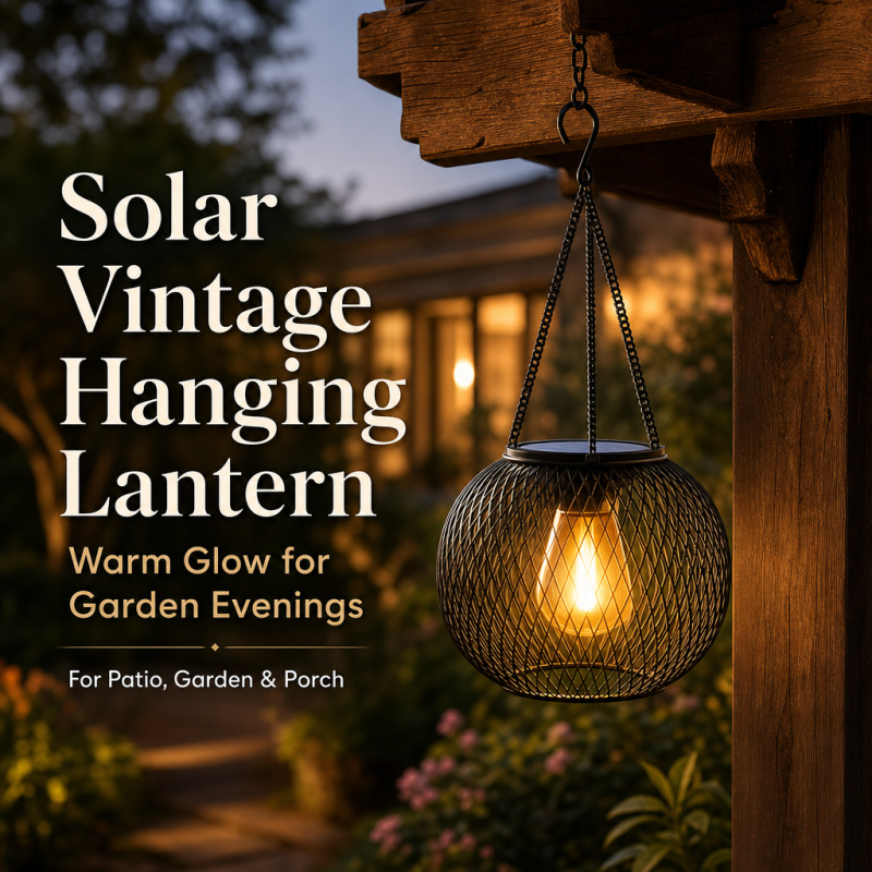 Solar Powered LED Hanging Floo - Outdoor Lighting Modern ulasan dan harga
