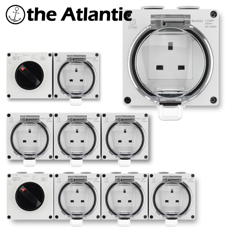 UK standard Socket Plug IP66 O - Outdoor Lighting No Outlet ulasan dan harga