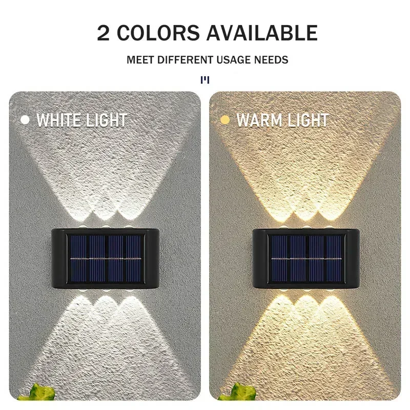 COB Solar Wall Lamp Outdoor Wa - Outdoor Lighting Uplight ulasan dan harga