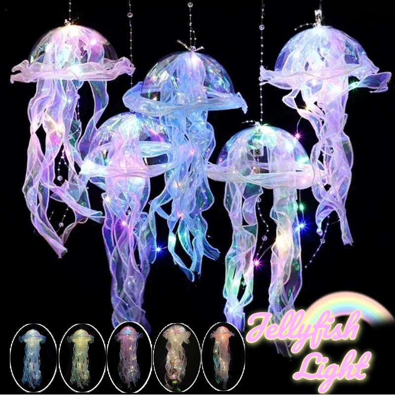 Gradient Jellyfish LED Night L - Outdoor Lighting Effects ulasan dan harga