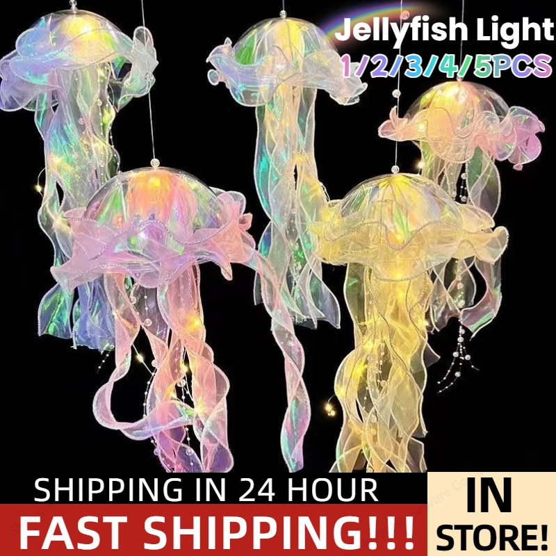 Gradient Jellyfish LED Night L - Outdoor Lighting Effects ulasan dan harga