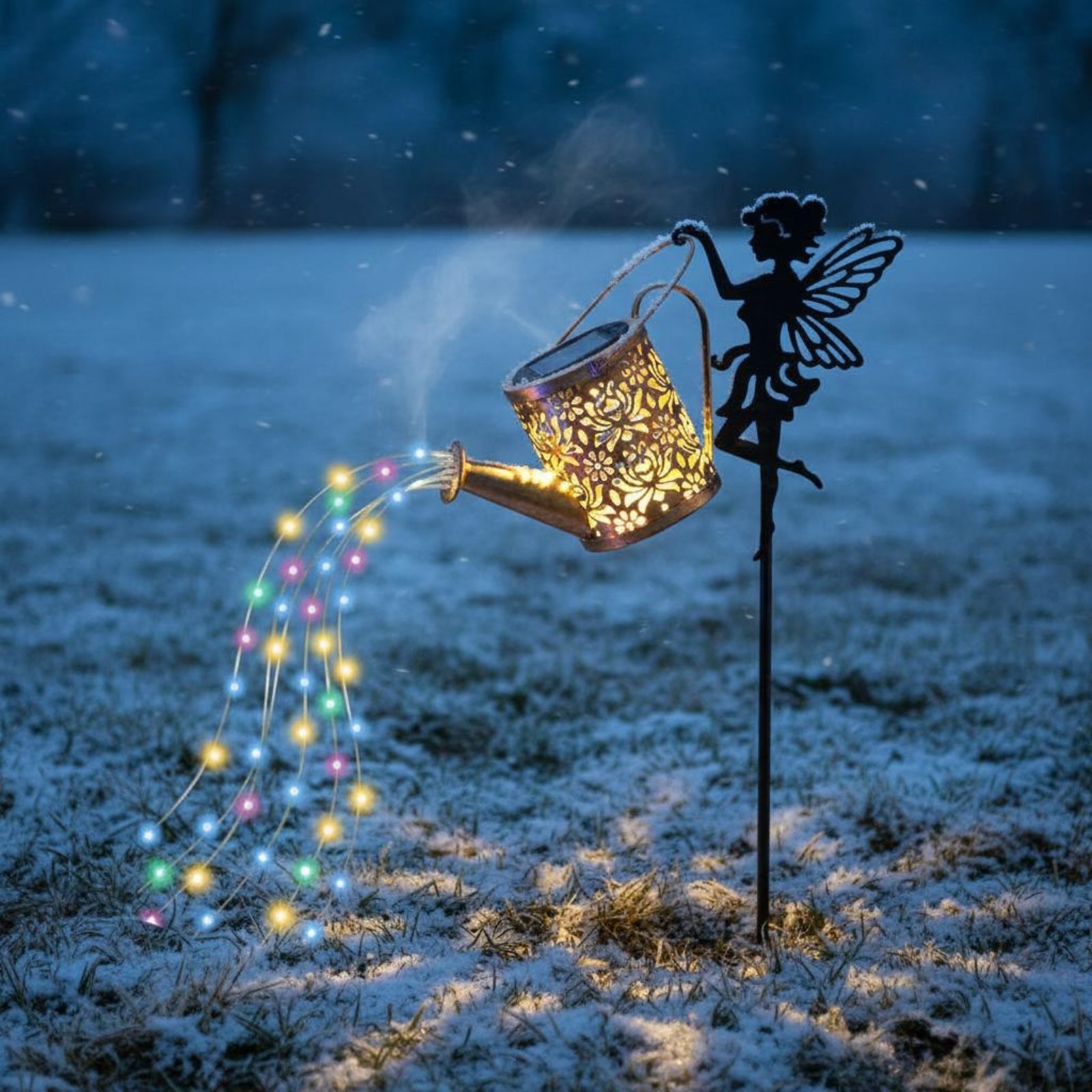 Solar Fairy Watering Can Light - Outdoor Lighting Modern ulasan dan harga
