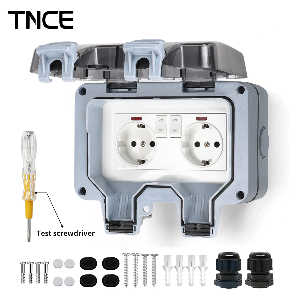 TNCE IP66 Waterproof Socket ou - Outdoor Lighting No Outlet ulasan dan harga