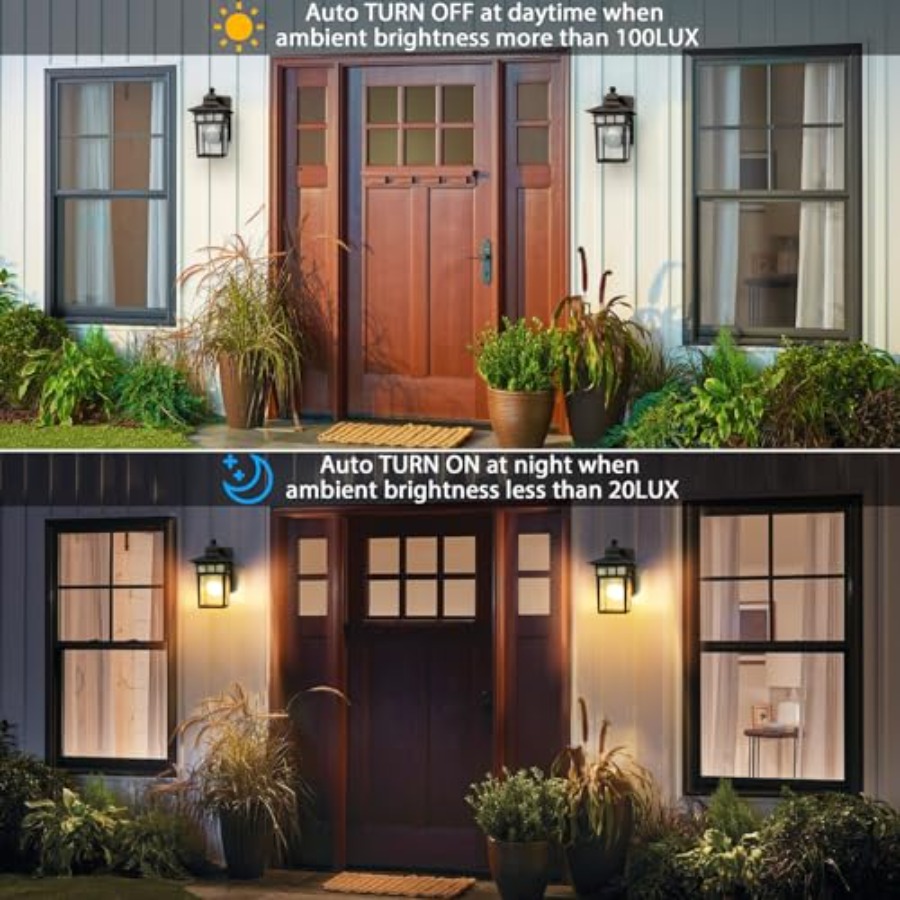 Outdoor Light with GFCI Outlet - Outdoor Lighting Dusk To Dawn ulasan dan harga