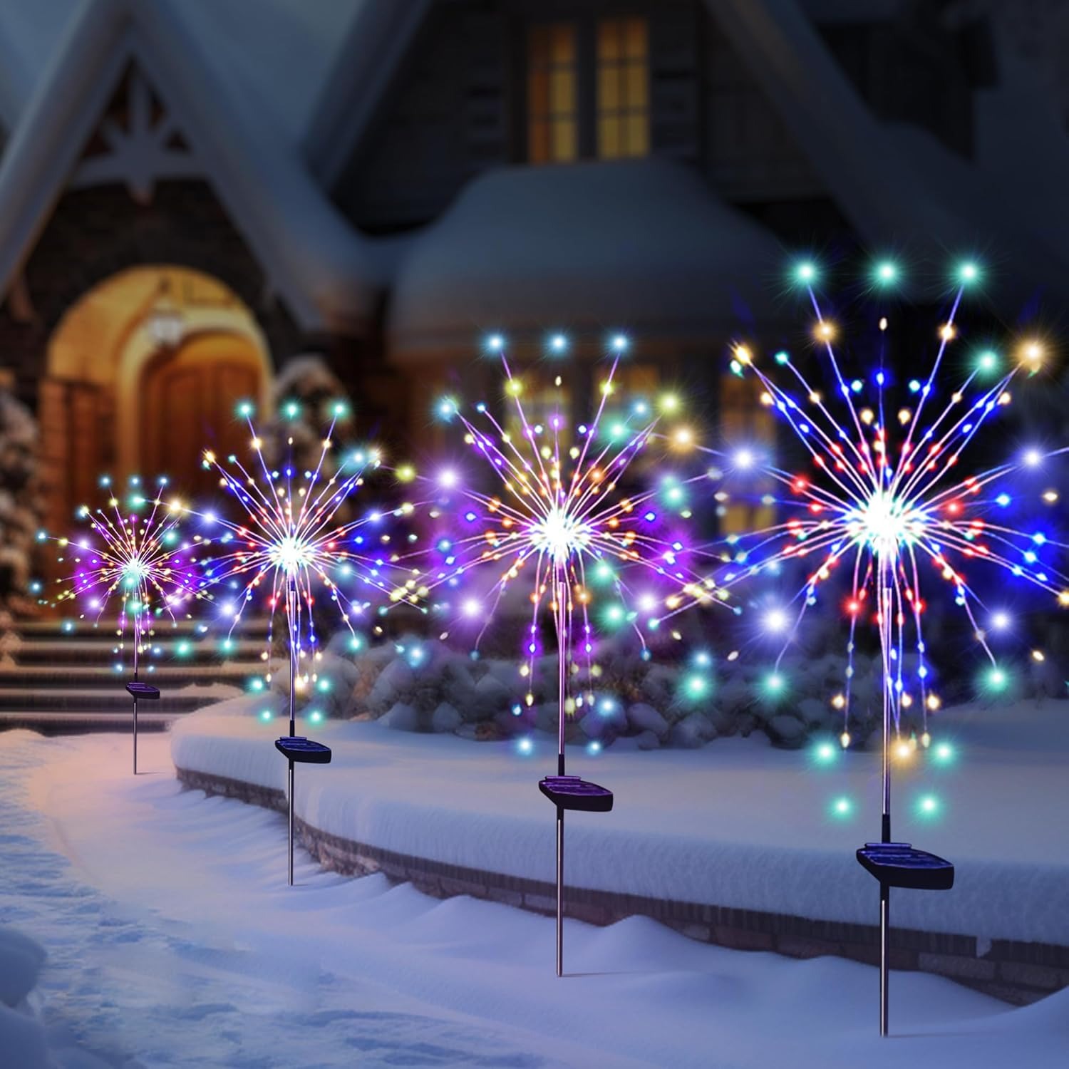 Solar LED Firework Fairy Light - Outdoor Lighting Effects ulasan dan harga