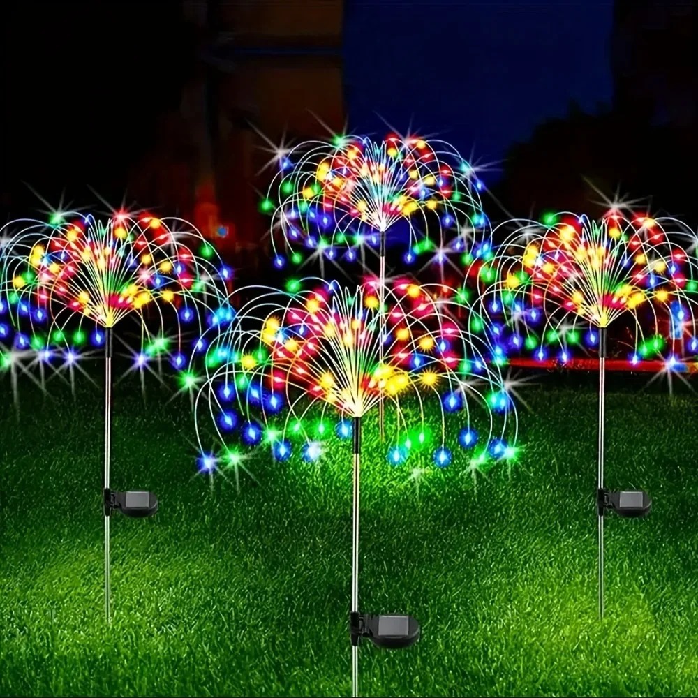 Solar LED Firework Fairy Light - Outdoor Lighting Effects ulasan dan harga