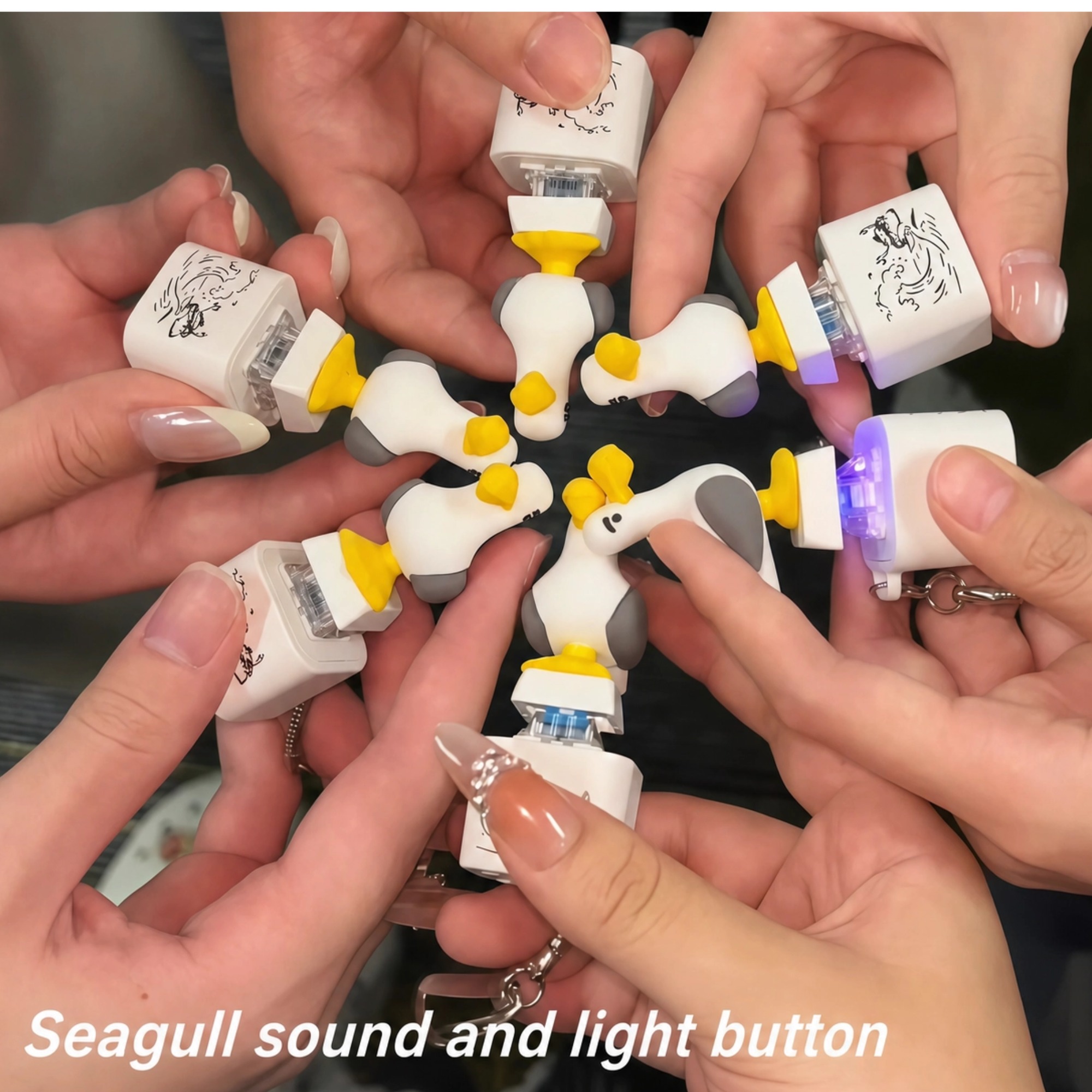 1pc Seagull Mine Sound Button  - Outdoor Lighting Halloween ulasan dan harga