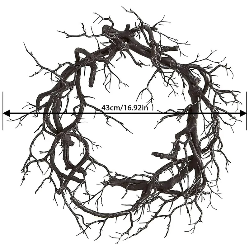 Halloween Decoration Wreath De - Outdoor Lighting Effects ulasan dan harga