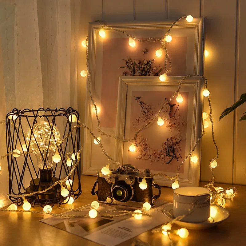 10M USB/Battery Power Ball LED - Outdoor Lighting Effects ulasan dan harga