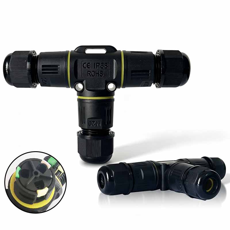 IP68 Waterproof T-Type Cable C - Outdoor Lighting Connectors ulasan dan harga