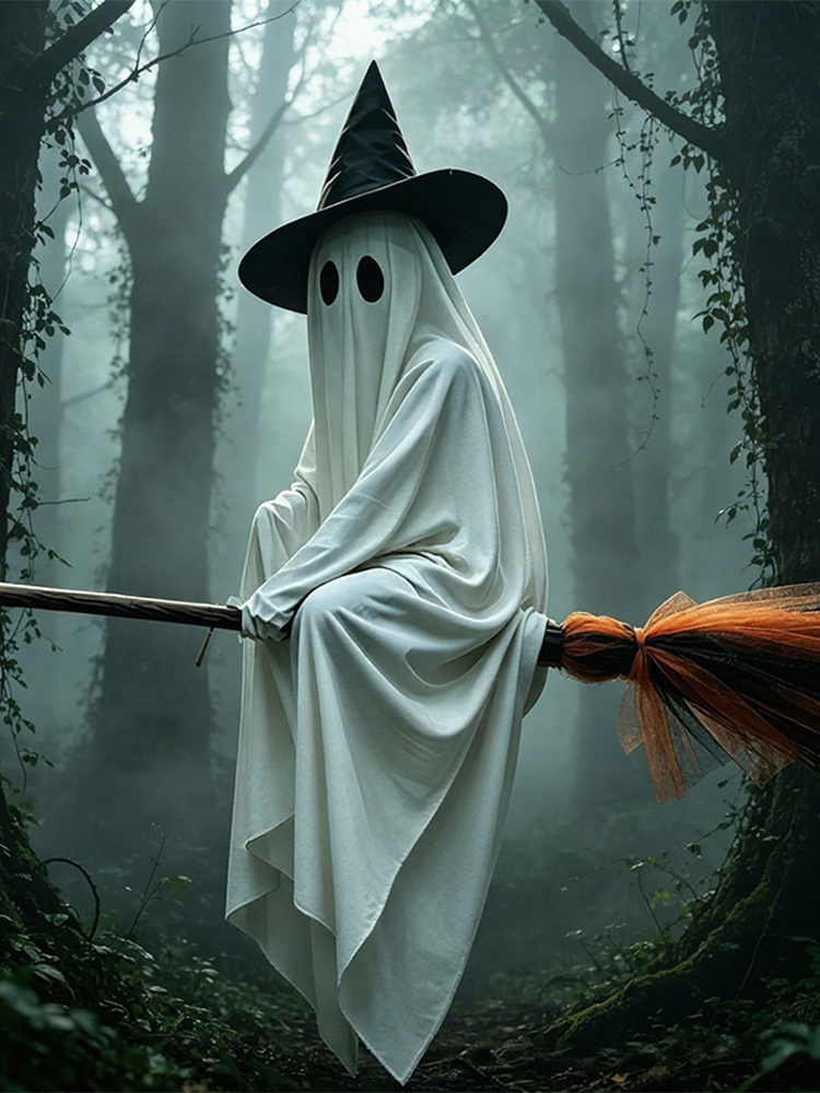 Halloween Flying Brooms And Gh - Outdoor Lighting Halloween ulasan dan harga