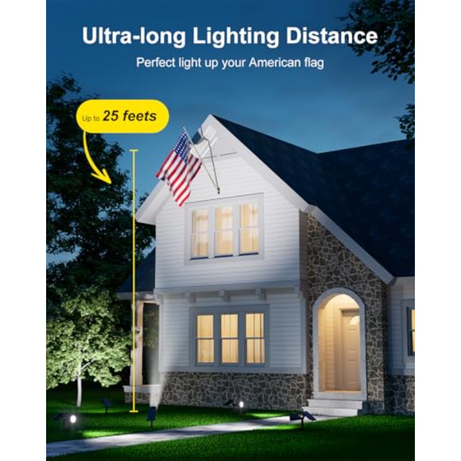 Solar Spotlights Outdoor Water - Outdoor Lighting Waterproof ulasan dan harga