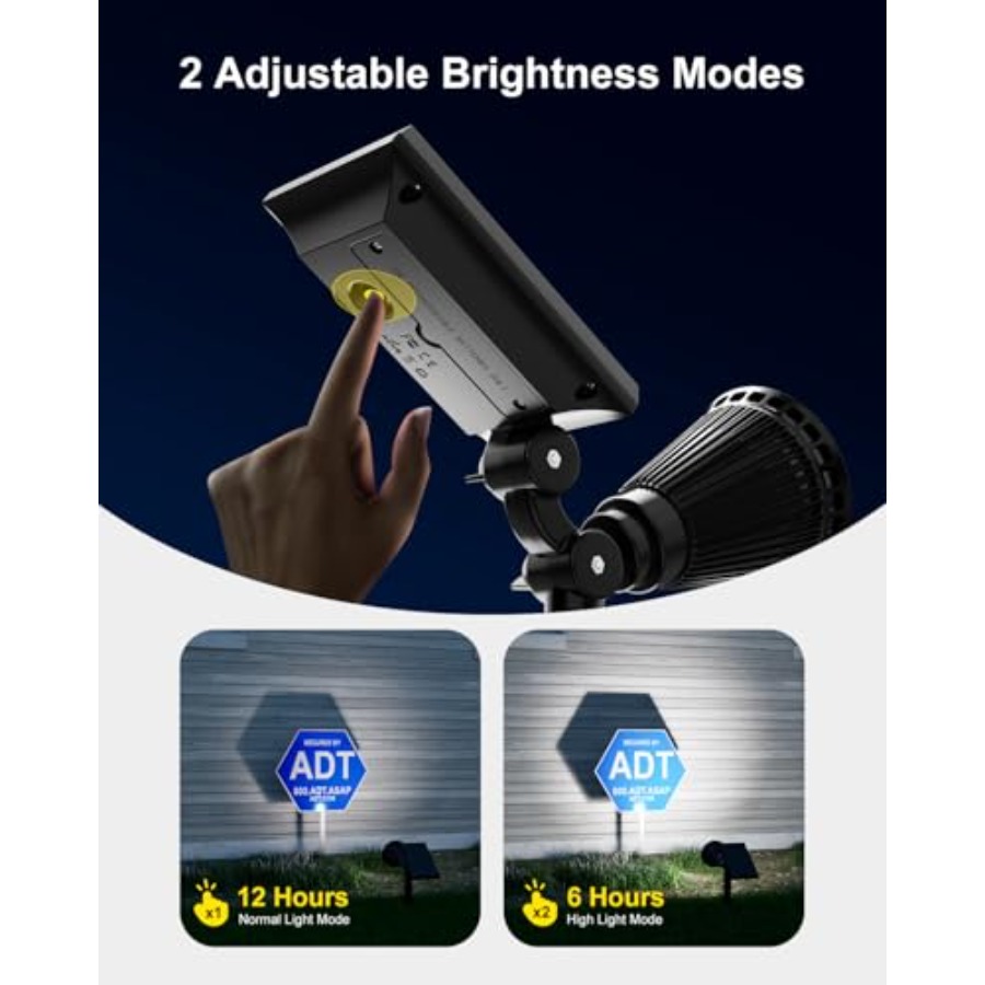 Solar Spotlights Outdoor Water - Outdoor Lighting Waterproof ulasan dan harga