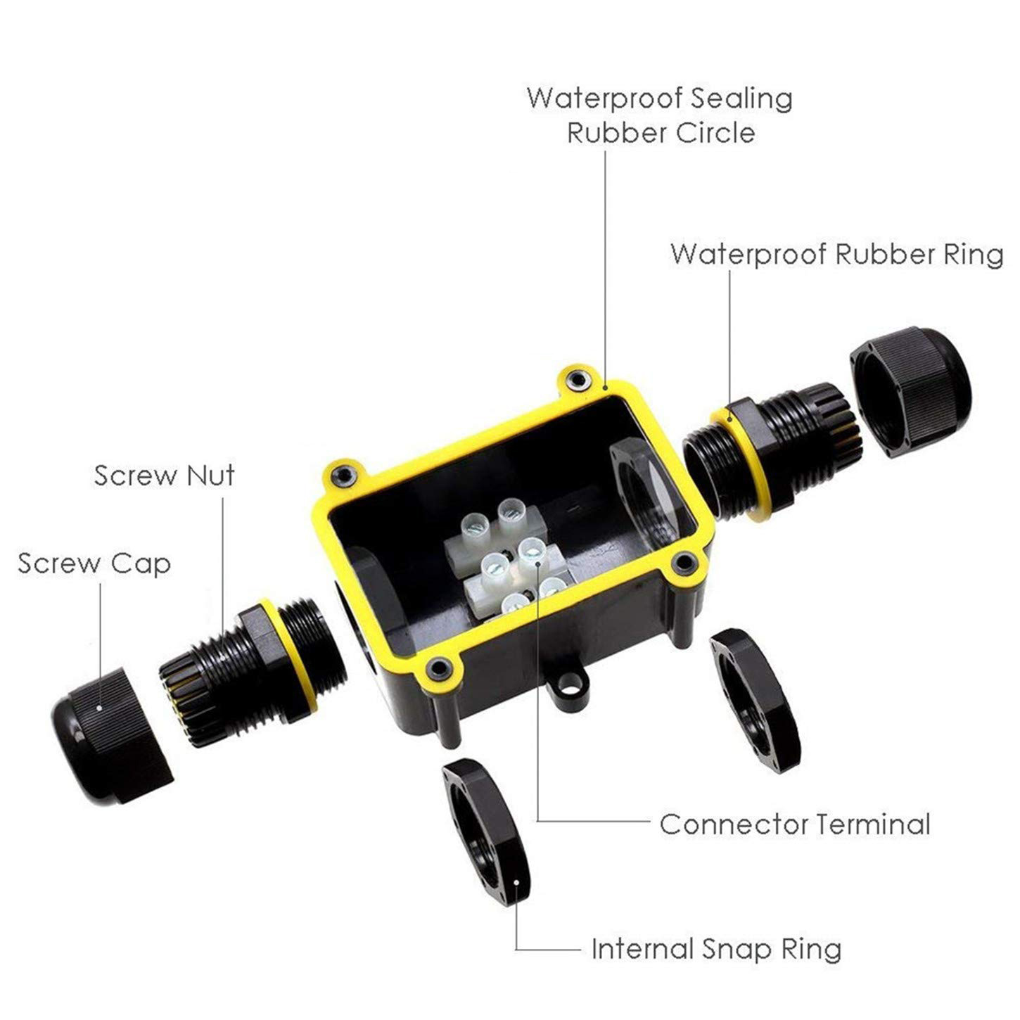 2 Way Outdoor Waterproof IP66  - Outdoor Lighting Connectors ulasan dan harga