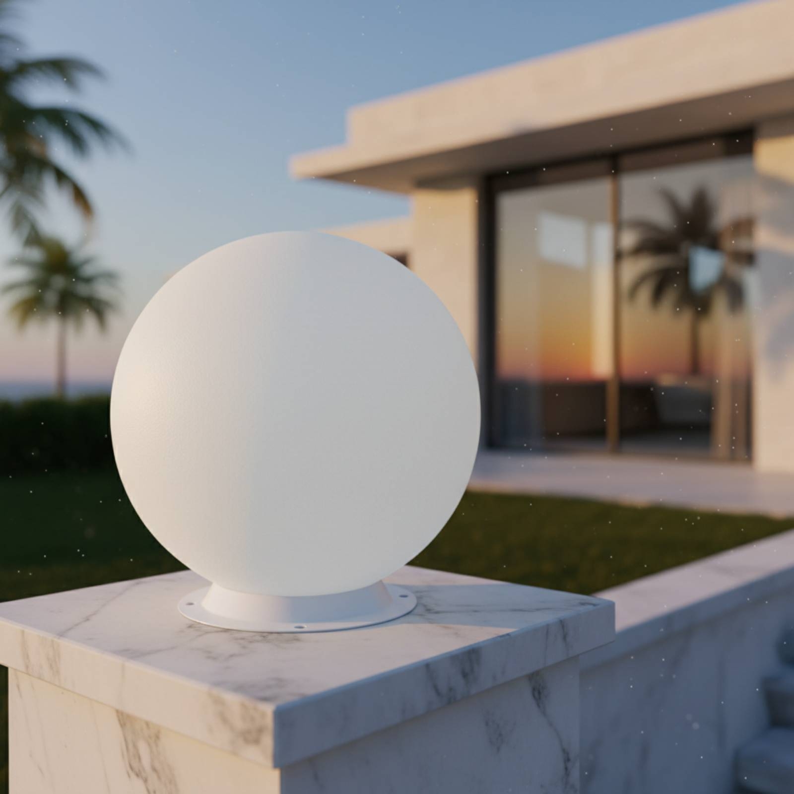 Solar Post Cap Light Dusk to D - Outdoor Lighting Modern ulasan dan harga