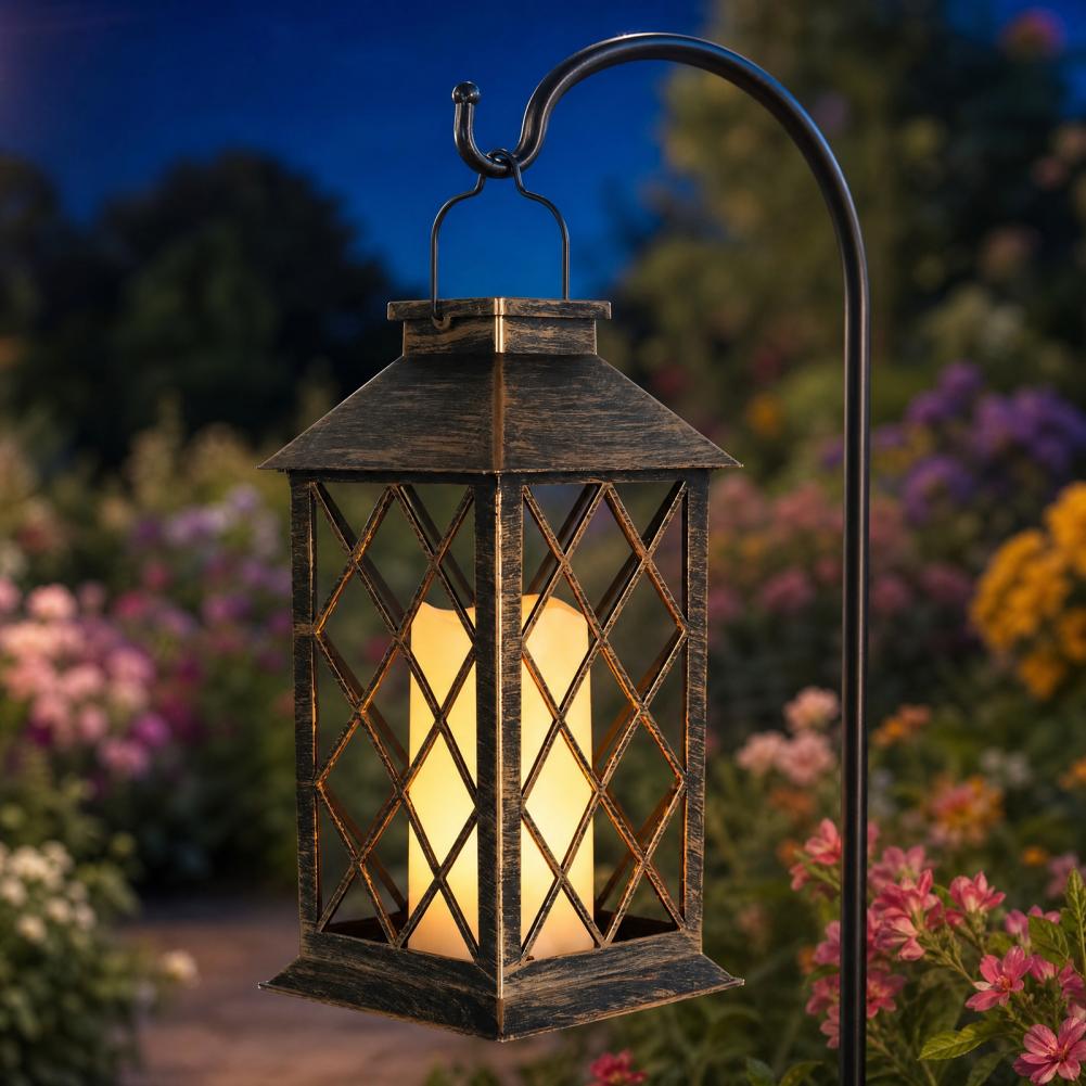 Retro Solar Lantern, Outdoor S - Outdoor Lighting Yard ulasan dan harga