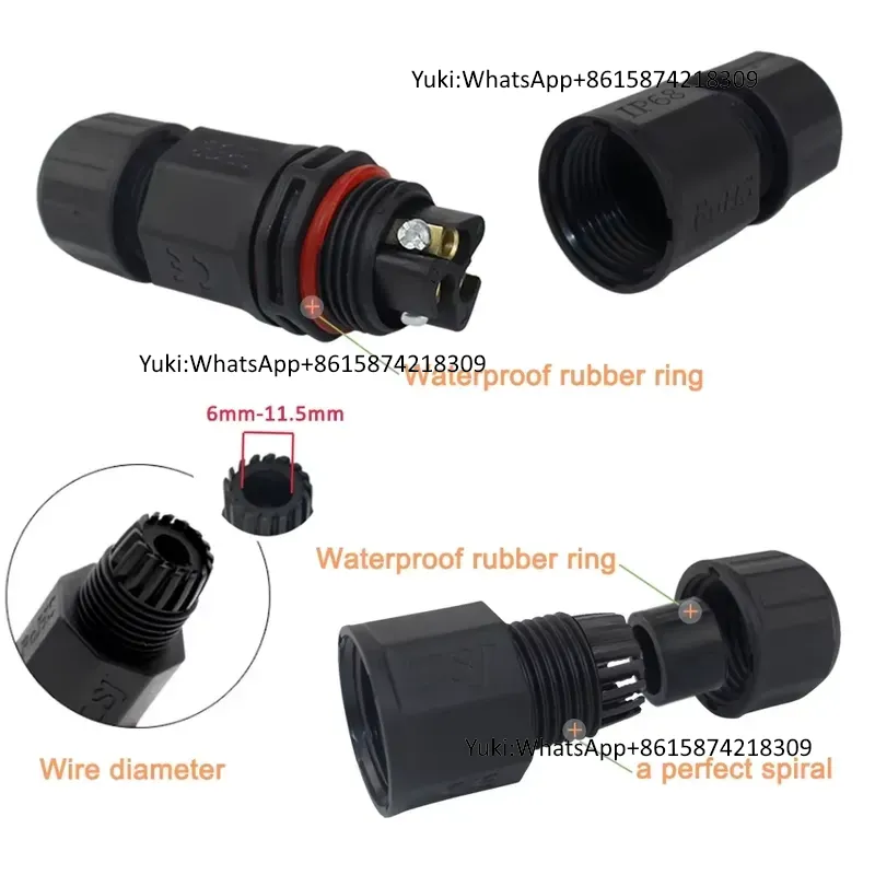IP68 Waterproof Cable T Tap El - Outdoor Lighting Connectors ulasan dan harga