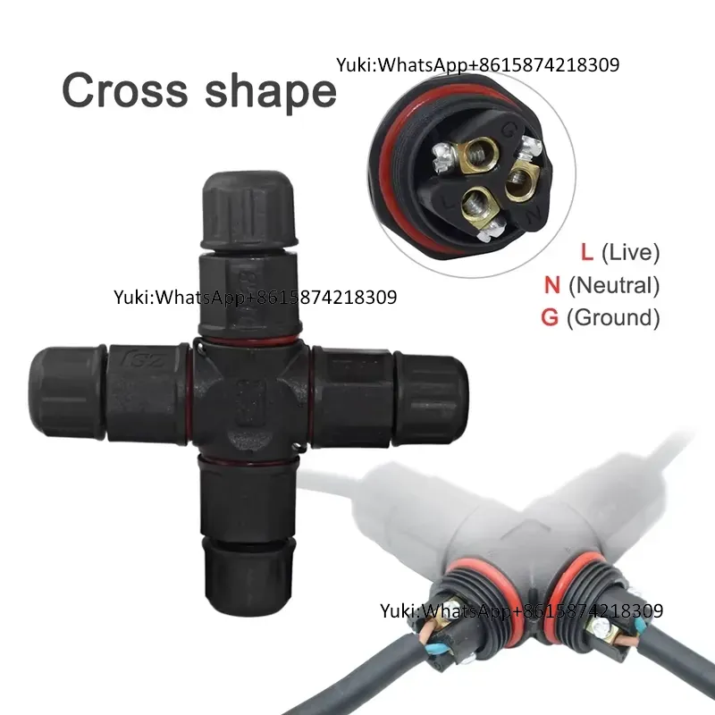 IP68 Waterproof Cable T Tap El - Outdoor Lighting Connectors ulasan dan harga