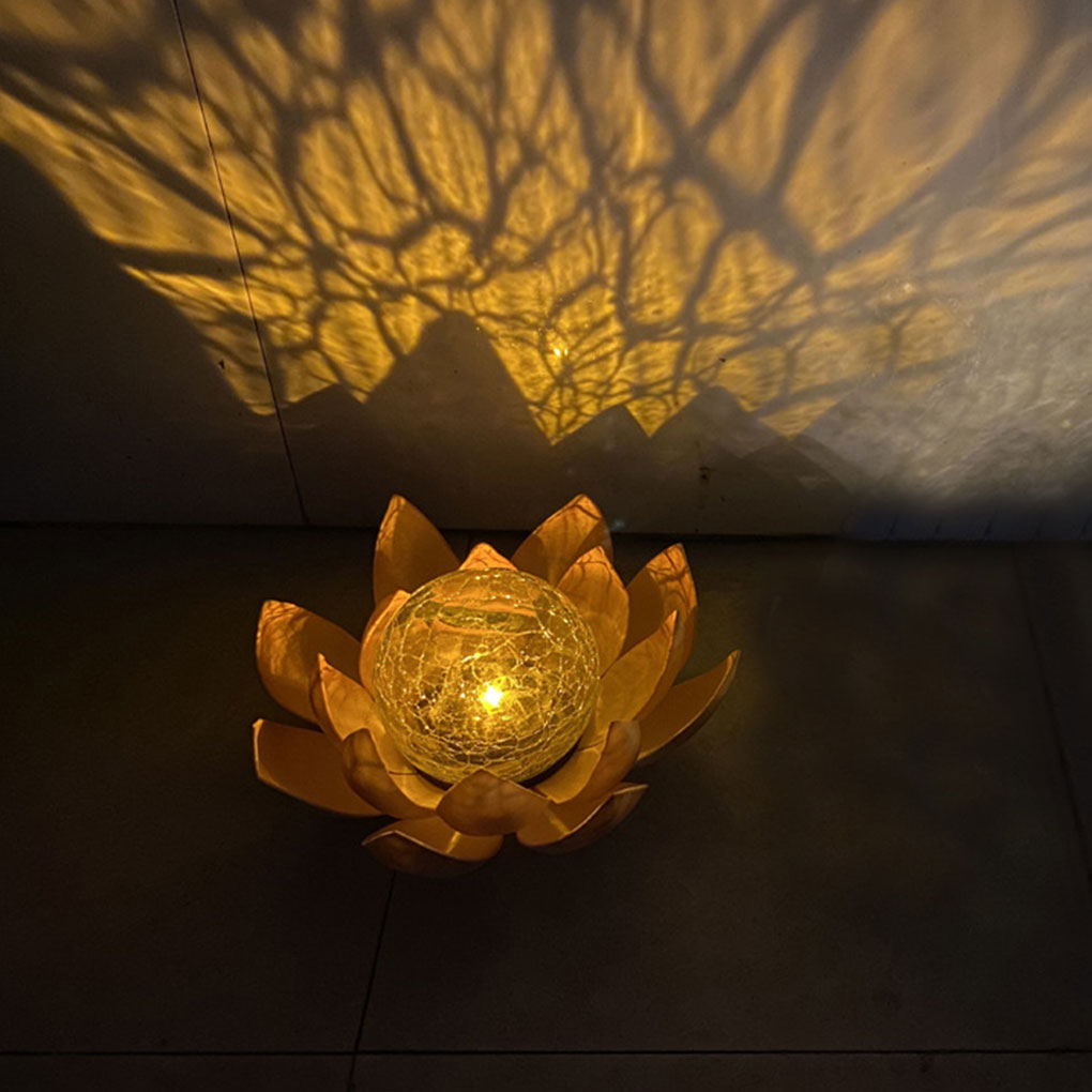 Lotus Shaped Garden Solar Ligh - Outdoor Lighting Halloween ulasan dan harga