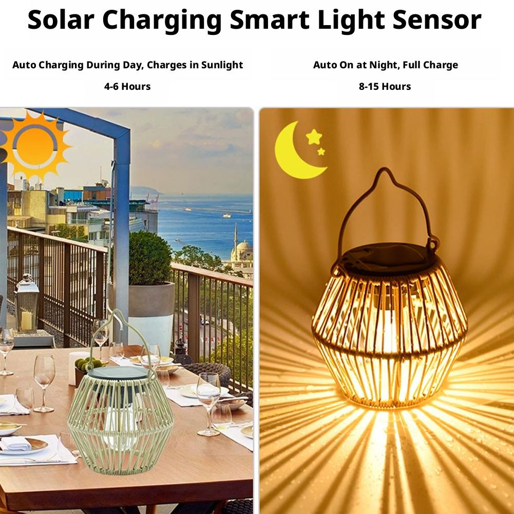 IP65 Waterproof Solar Rattan L - Outdoor Lighting Waterproof ulasan dan harga