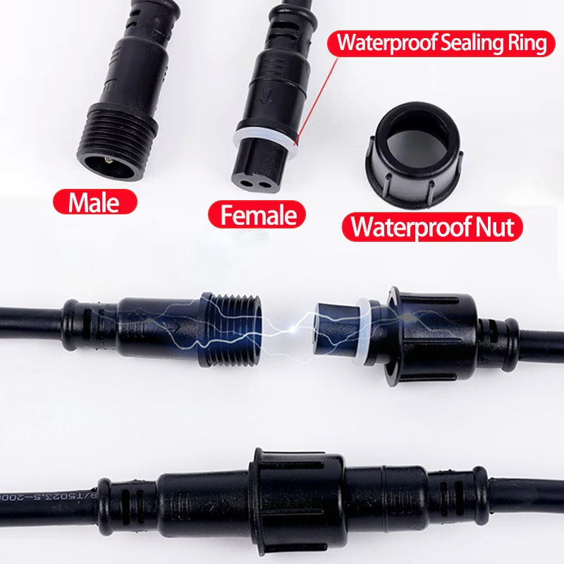 Waterproof Wire Connector Set  - Outdoor Lighting Connectors ulasan dan harga