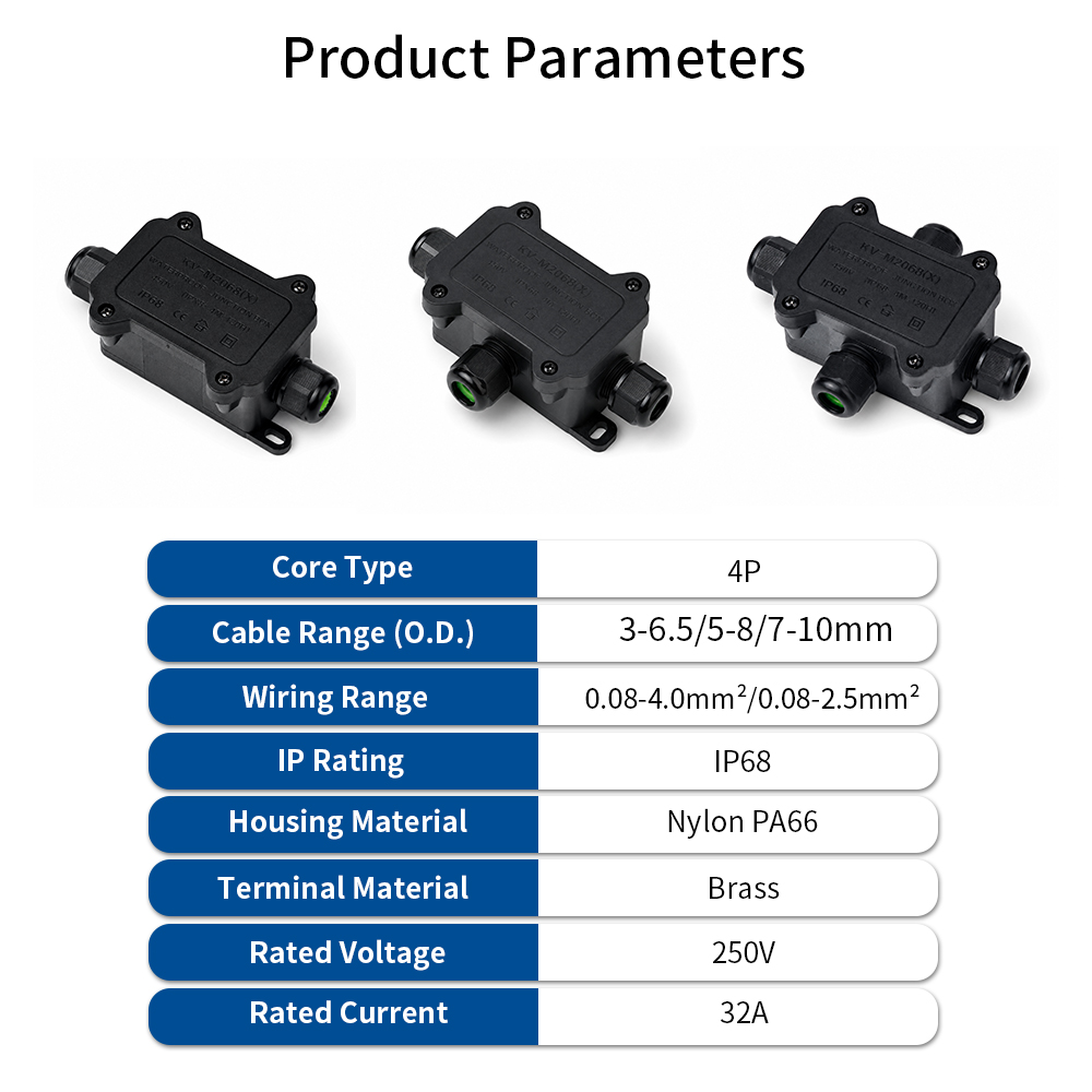 IP68 Waterproof Junction Box 2 - Outdoor Lighting Connectors ulasan dan harga