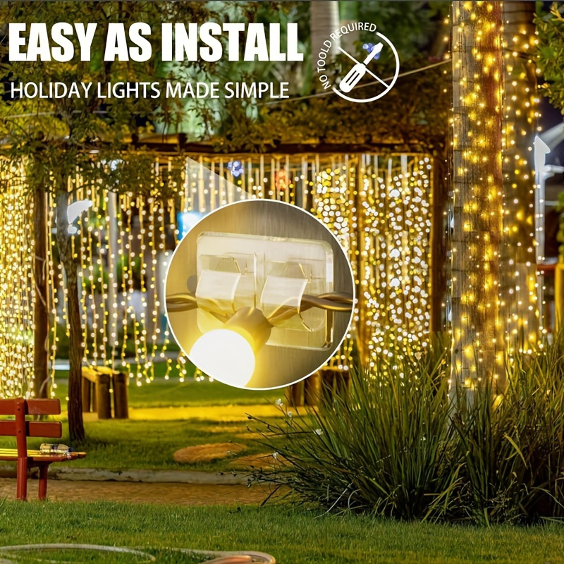 4/10pcs Hooks for Outdoor Stri - Outdoor Lighting Cable ulasan dan harga