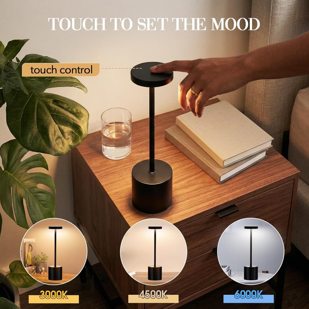 Cordless Table Lamp Set 5000mA - Outdoor Lighting Waterproof ulasan dan harga