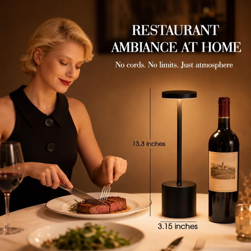 Cordless Table Lamp Set 5000mA - Outdoor Lighting Waterproof ulasan dan harga